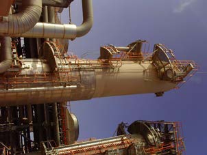 Figure 1 : La colonne d'absorption de In Salah Gas (ISG)