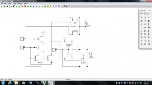 Figure 7 : Braun 4-Bit Multiplier using Micro wind Tool