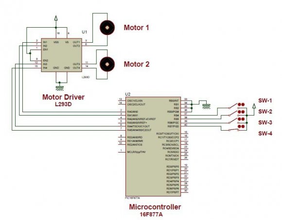 Figure 9 : Solar panel directly connected to battery Beside the solar panel directly charging the battery, there is an alternative option to charge the battery of the vehicle directly from the 220 Volt AC line. The schematic of 220 A.C to 16 volt D.C charge four diodes are used as full wave bridge rectifier. The full wave bridge rectifier converts the A.C voltage to D.C voltage. With this circuit the vehicle battery charging operation can operate like a mobile charger.