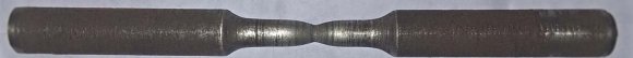 Fig. 2(a): ASTM-E8 EN36C steel Specimen before the tensile test.