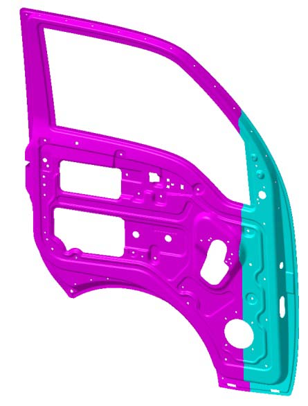 Figure 2 : Creation of far -field boundaries to simulate the fluid behaviour in Fluent.