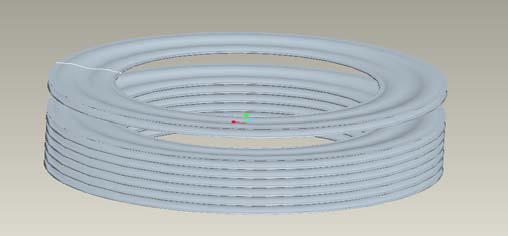 Temperature at inlet of tube. T 2 =Temperature at a distance of 250mm from inlet. T 3 = Temperature at a distance of 500mm from inlet. T 4 = Temperature at a distance of 750mm from inlet. T 5 =Temperature at outlet of tube. a) For (Water -Water as a fluid) i. For circular type Sr. No Mass flow rate(Kg/sec)