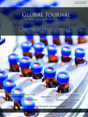 GJRE-C Chemical: Volume 13 Issue C2