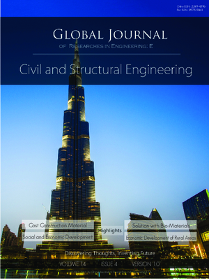 GJRE-E Civil and Structural: Volume 14 Issue E4