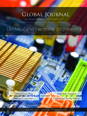 GJRE-F Electrical and Electronic: Volume 14 Issue F8