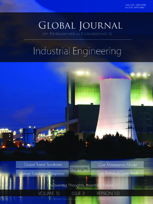 GJRE-G Industrial: Volume 15 Issue G3