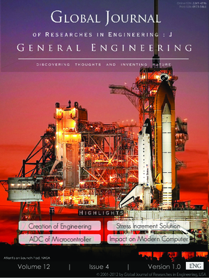 GJRE-J General: Volume 12 Issue J4