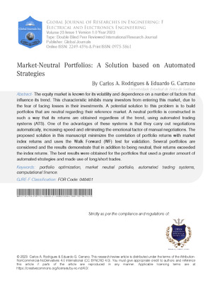 Market-Neutral Portfolios: A Solution Based on Automated Strategies