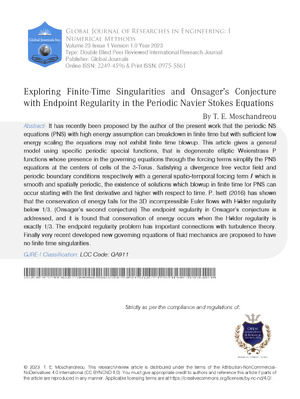Exploring Finite-Time Singularities and Onsager’s Conjecture with Endpoint Regularity in the Periodic Navier Stokes Equations