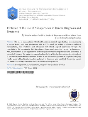 Evolution of the use of Nanoparticles in Cancer Diagnosis and Treatment